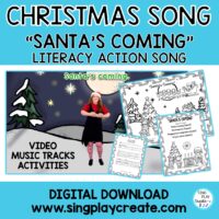 holiday-action-song-santas-coming-literacy-and-movement-activity