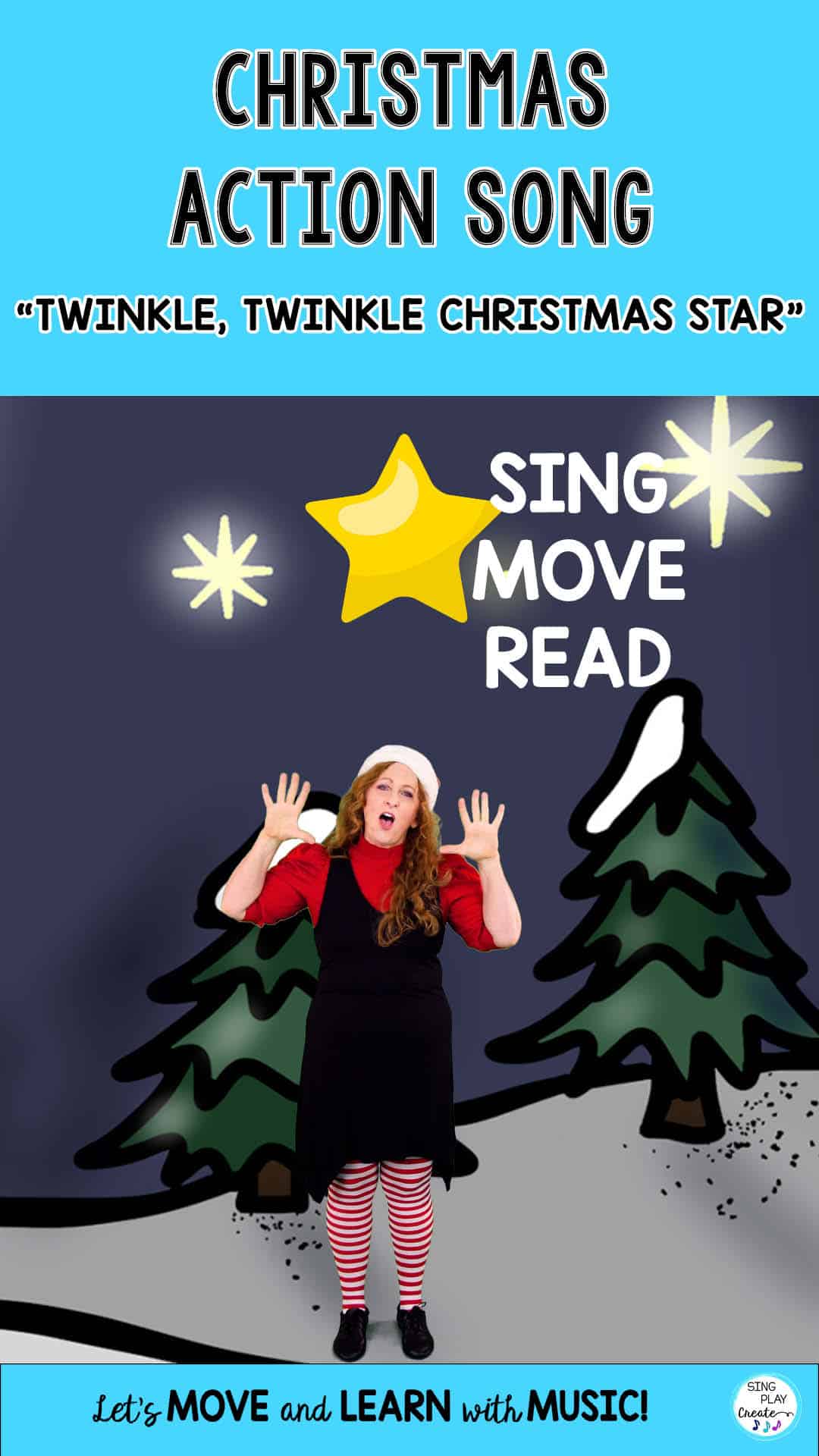 “Twinkle, Twinkle Christmas Star” Christmas Action Song - Sing Play Create