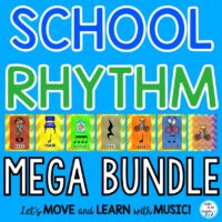 Rhythm Activity Mega Bundle: (All Levels) Videos, Google Apps, Activities School Time