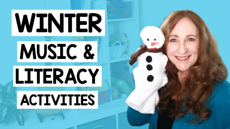 Literacy and Music Activities for Elementary Music Class Winter Theme. Explore movement, beat and rhythm using winter songs and stories.