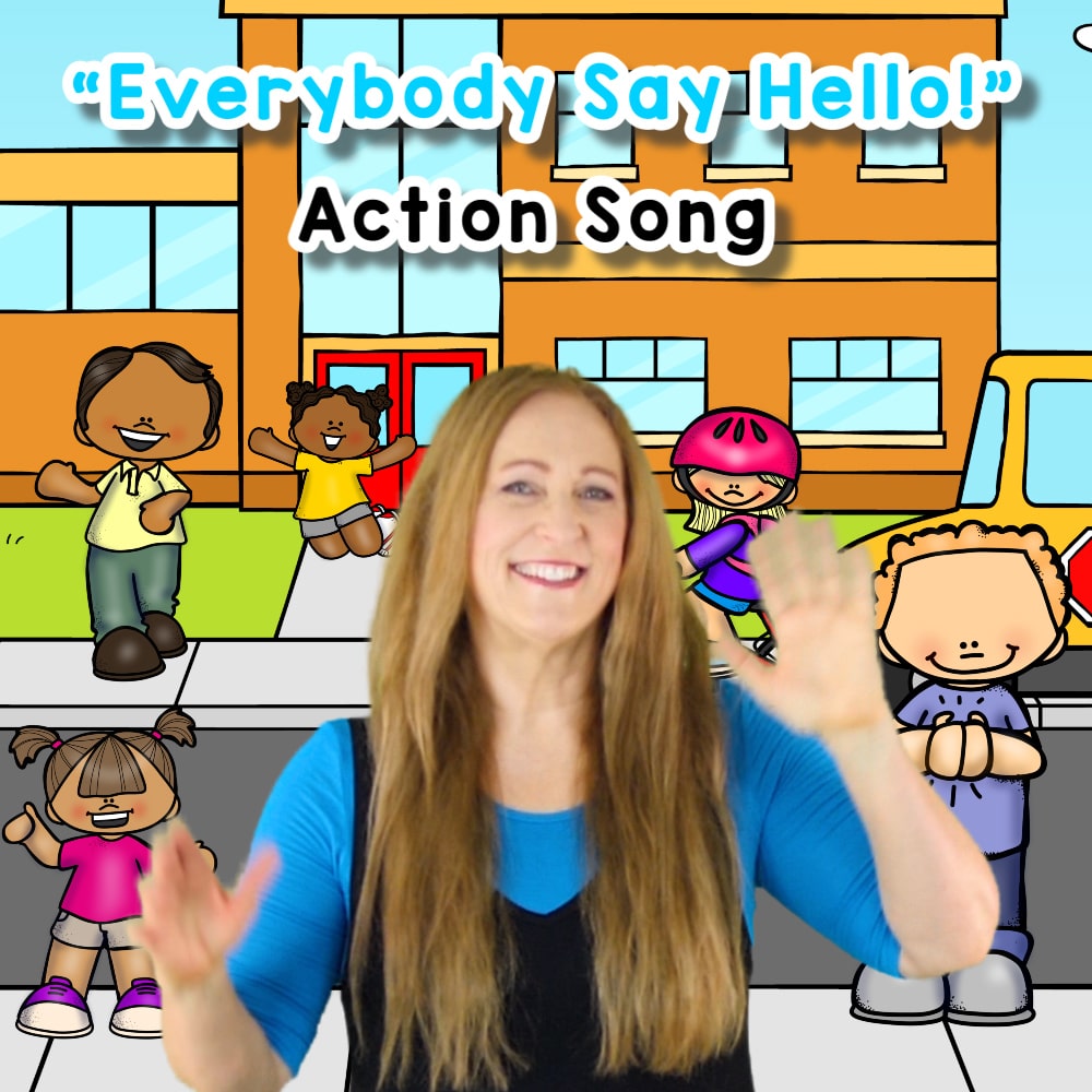 Hello can you clap your hands. Hello Song. Hello Song for teens.