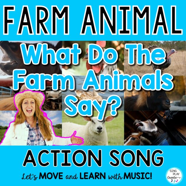 Farm Animal Song & Activities: Farm Animal Sounds, Names, Actions