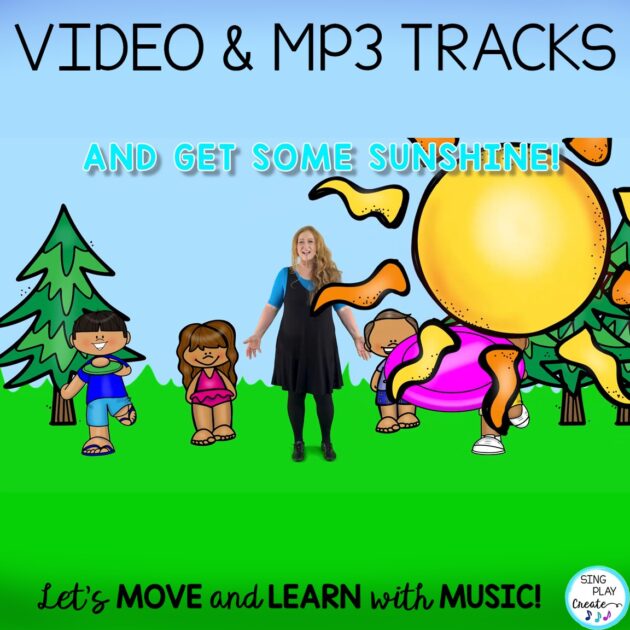 "SUMMERTIME" ACTION SONG summer action song with literacy activities. “Summertime, Summertime” action song has activities to help you get to know your students and get your students singing and moving. Connect learning with movement actions. Students will swim, jump, surf, paddle, dig, fish, hike, and run along with animal friends.