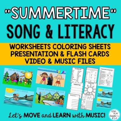 Summer Literacy and Action Song "Summertime, Summertime" Video