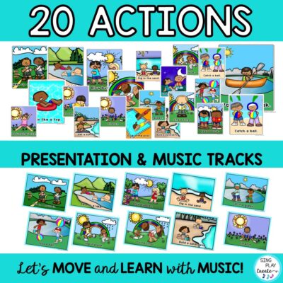 Summer Movement Activity: Music, PE, All Classrooms Brain Break, Movement Activity