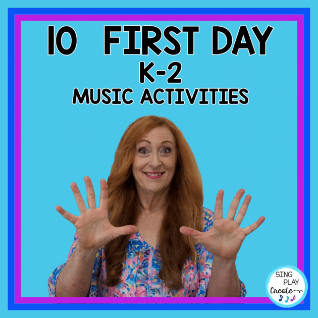 Are you ready for a successful back to school?  I'm sharing my 10 favorite back to school activities for grades K-2 in this blog post.  Watch the video for a more detailed demonstration of the songs and activities.