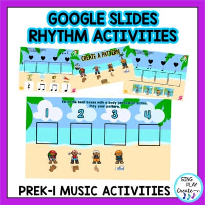 Pirate PreK-K-1 Music Lesson and Movement Activity Bundle