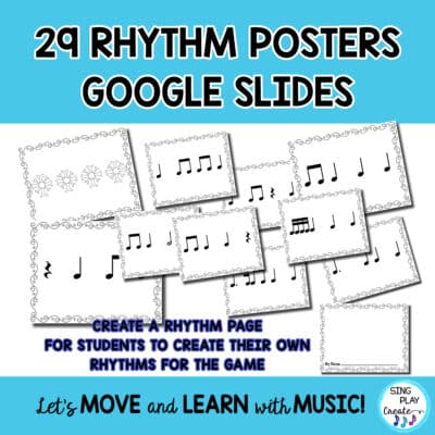 Winter Rhythm Game for Elementary Music Class