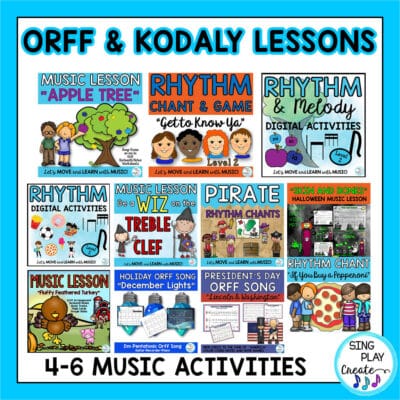 Elementary Music Curriculum Grades 4-6: Lessons, Songs, Activities