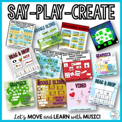 Elementary Music Rhythm Lessons and Activities School Year Bundle {3-6}