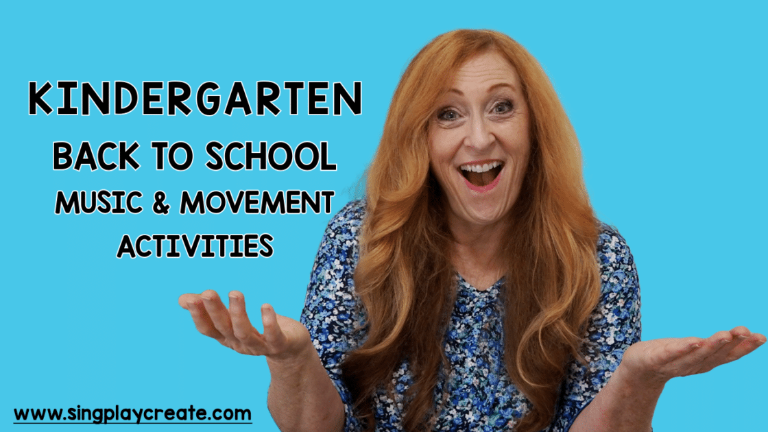 Here are some back to school kindergarten music class activities! Singing, moving, are fun things we