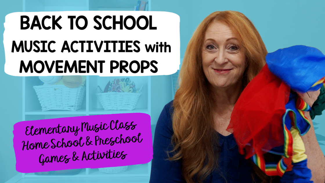 It's a new school year and you'll want to use these fun back to school music activities with movement props to get to know your students.