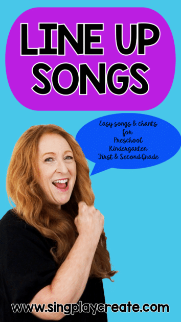 Easy to teach line up songs and chants for Preschool, Kindergarten, First and Second grades using familiar songs.  Sing Play Create
LEARN MORE on our WEBSITE