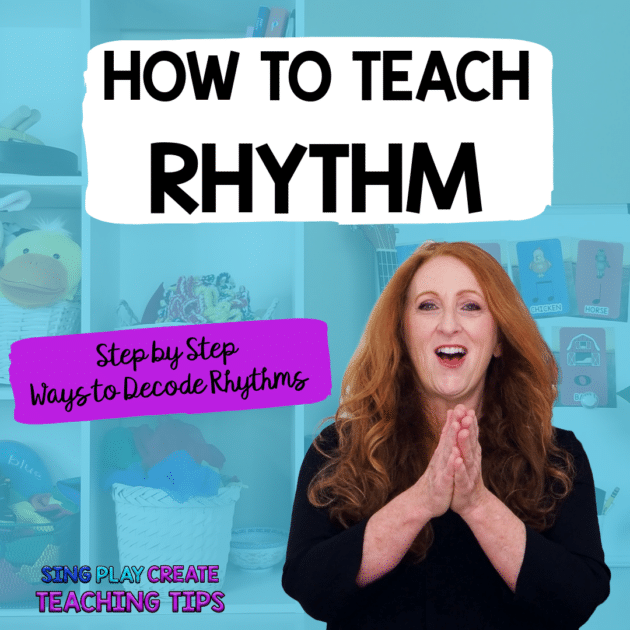 Fun ways to Decode Rhythms for Elementary Music Class Teachers, Music Teachers, Music Class by Sing Play Create  Teaching rhythm can be fun!  Learn how to use a variety of activities and games for your students to learn to decode rhythms. LEARN MORE