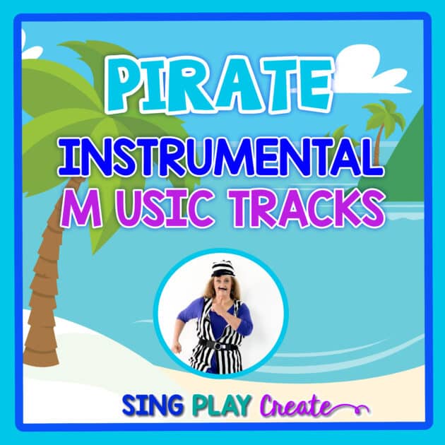 Pirate instrumental music tracks for dance, exercise, movement and music activities. Sing Play Create music on SPOTIFY, APPLE and AMAZON music channels.