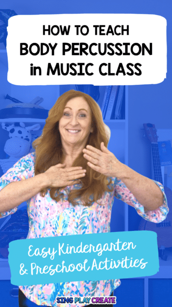 How to Teach Body Percussion to Children in Music Classes| Tips and Steps for Music Teachers. Get the free activities at Sing Play Create for your music students.