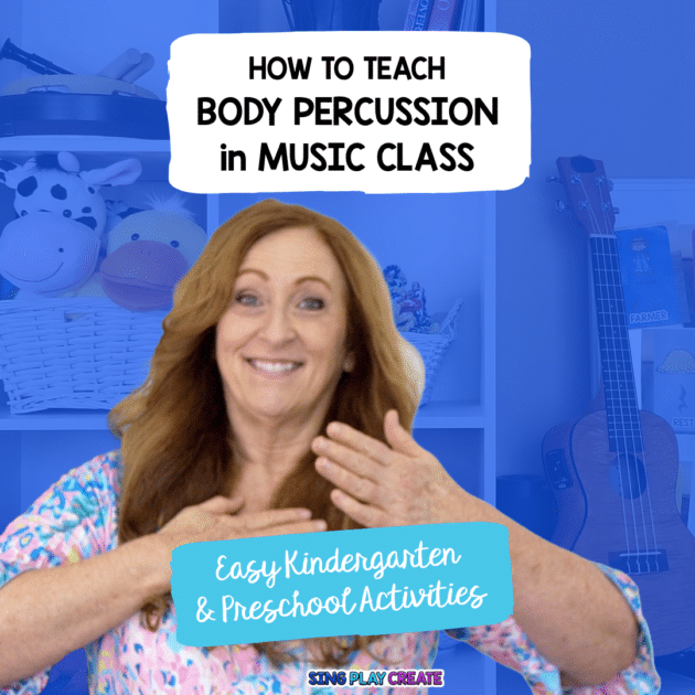 How to Teach Body Percussion to Children in Music Classes| Tips and Steps for Music Teachers. Get the free activities at Sing Play Create for your music students.