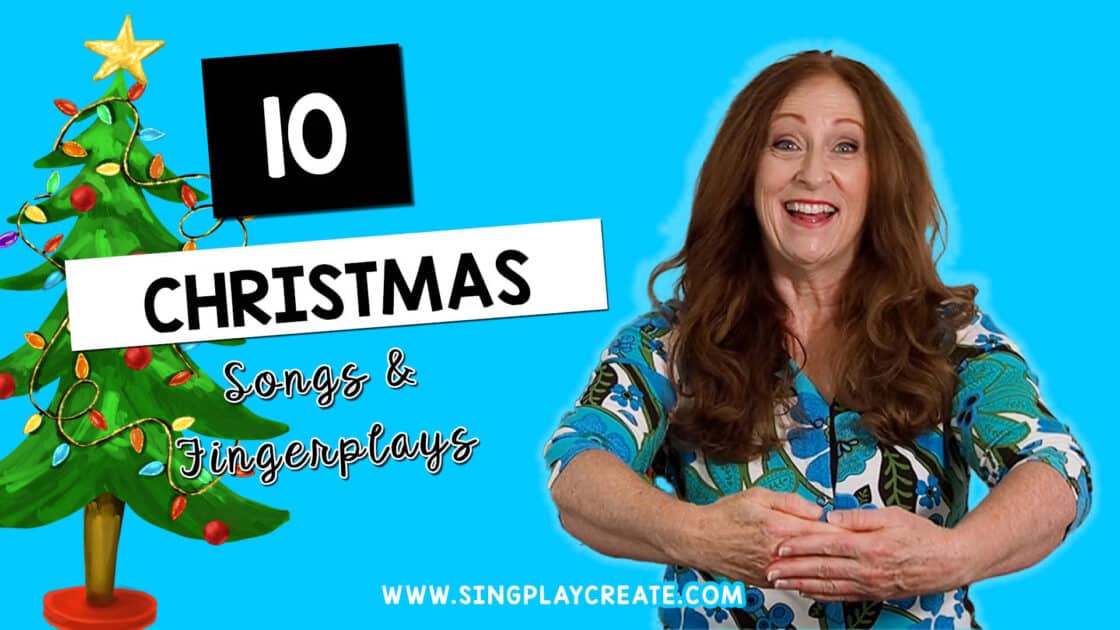 10 Christmas Songs for Children Tutorial for teachers, moms, day care and preschool to learn Christmas songs and fingerplays for their children.