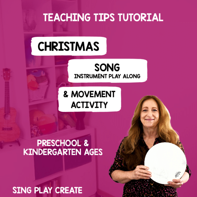 I'm sharing a Christmas music and movement activity with instruments using the song "Merry Christmas Time" to play the steady beat in this week’s teaching tutorial. Help your children/students get the steady beat using this music and movement activity tutorial. This video is designed for teachers in music classrooms and group activities! “Merry Christmas Time” is an interactive steady beat activity that introduces children to instrument playing, body percussion, and group music-making—all while celebrating the excitement of the Christmas season.