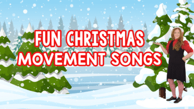 FUN CHRISTMAS MOVEMENT SONGS FOR PRESCHOOL AND KINDERGARTEN CHILDREN. FUN ACTION SONGS for children at home or at school. Sing Play Create