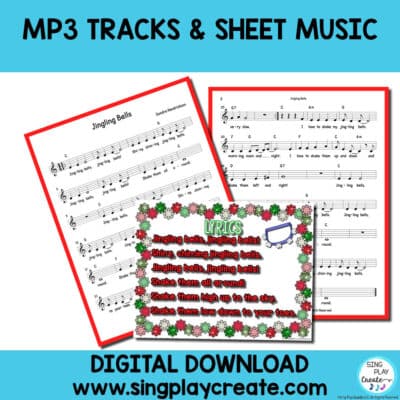 Holiday Instrument Play Along Song: "Jingling Bells" rhythm Music Activity