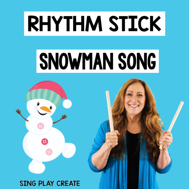 Let me introduce a presto rhythm stick routine for the song "Snowman Dance"! This activity is not only a hit with kids, but it also helps them build essential skills while having a blast! The routine is easy to learn and I give you all the steps you need to know to teach this in your class or at home. 
LEARN MORE AT SING PLAY CREATE